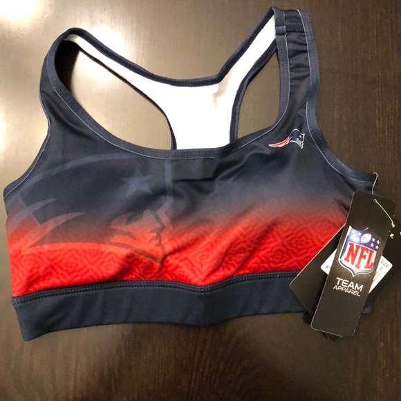 patriots sports bra